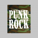 Punk Rock pánske maskáčové tričko 100 %bavlna 